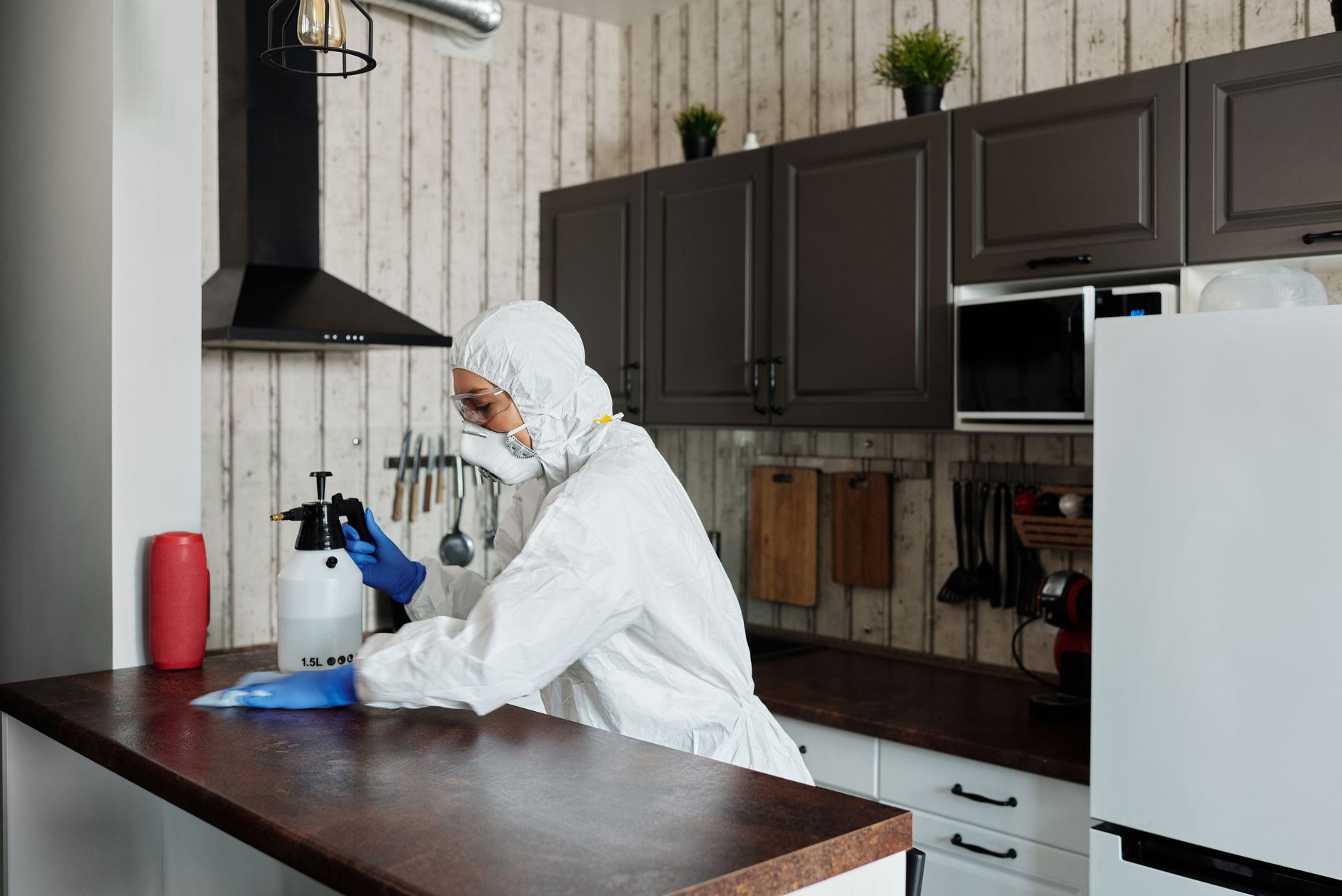 The cleaning team